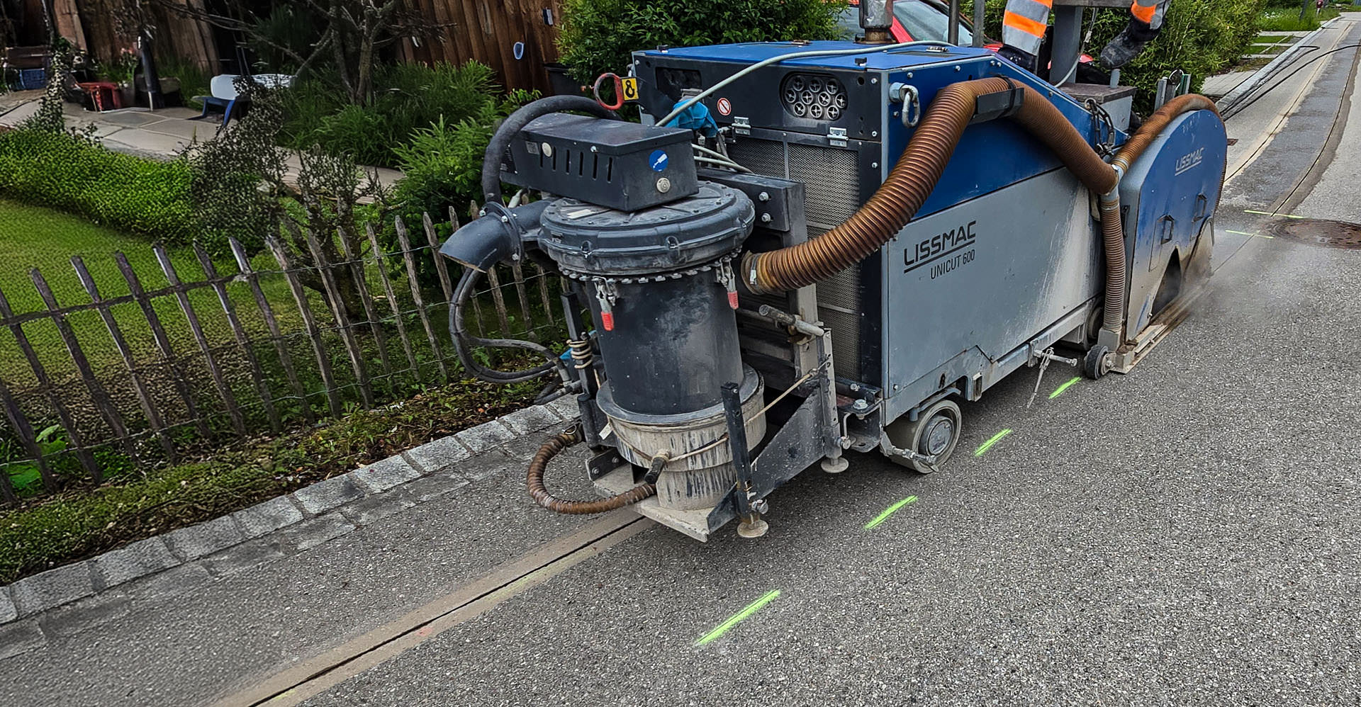 Trennschnitte in Beton & Asphalt